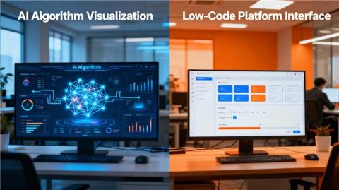 𝗟𝗼𝘄-𝗖𝗼𝗱𝗲 𝗦𝘆𝘀𝘁𝗲𝗺𝘀 𝘃𝘀. 𝗔𝗜 𝗶𝗻 𝗣𝗿𝗼𝗷𝗲𝗰𝘁 𝗜𝗺𝗽𝗹𝗲𝗺𝗲𝗻𝘁𝗮𝘁𝗶𝗼𝗻